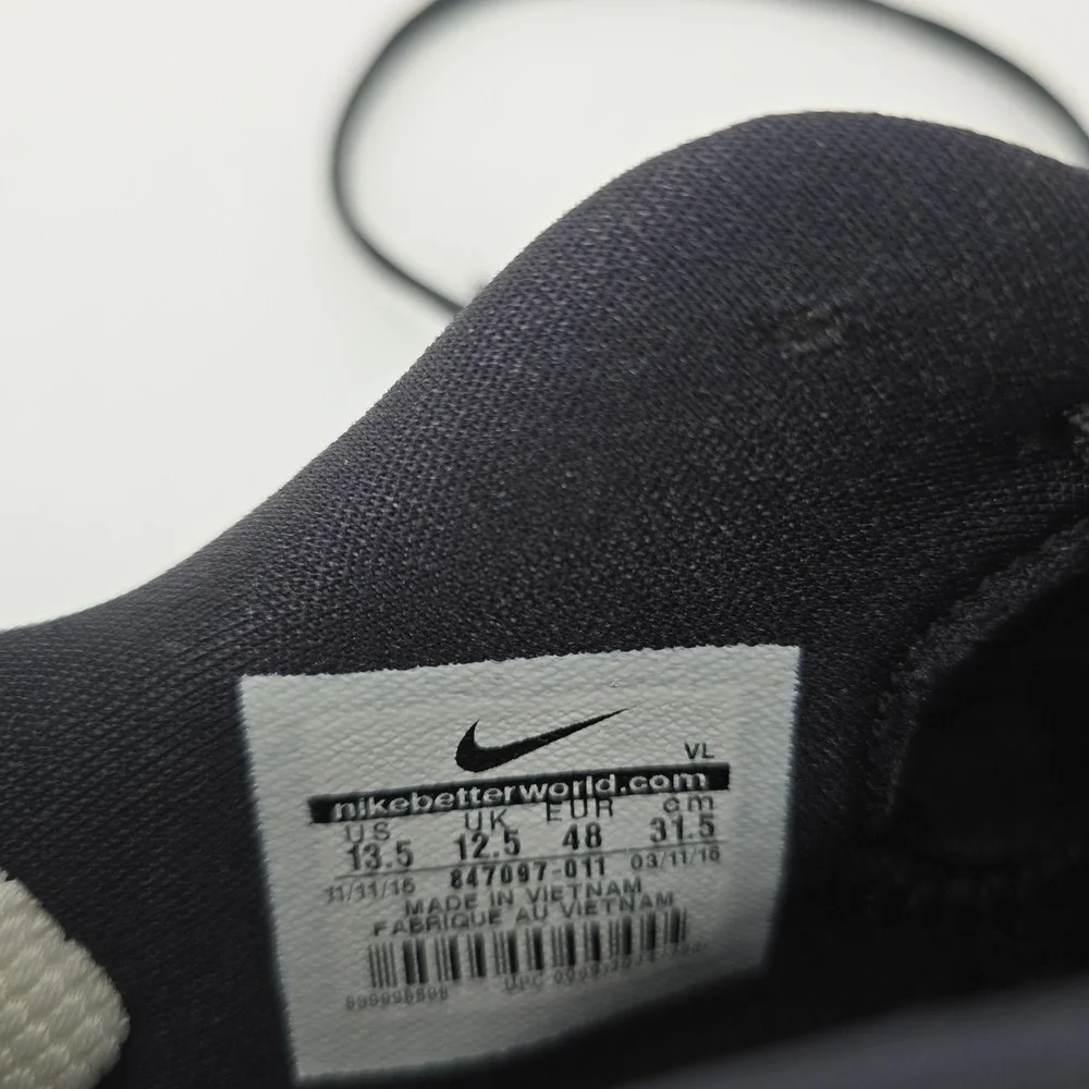 Nike Vapor Speed Football Cleats Mens Low Top Black White 847097-011 Size‎ 13.5
